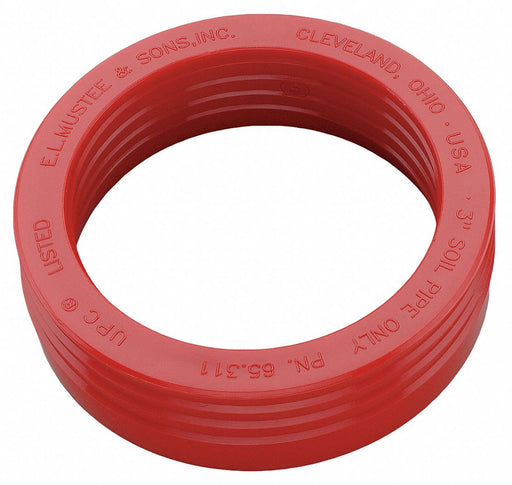 Drain Seal Rubber Red 3 In