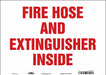 Safety Sign 10 in x 14 in Vinyl