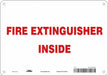 Safety Sign 7 in x 10 in Aluminum