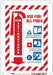 Safety Sign 10 in x 7 in Polyethylene
