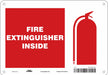 Safety Sign 7 in x 10 in Polyethylene