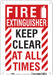 Safety Sign 10 in x 7 in Aluminum
