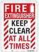 Safety Sign 14 in x 10 in Aluminum