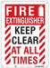 Safety Sign 14 in x 10 in Polyethylene