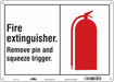 Safety Sign 10 in x 14 in Aluminum