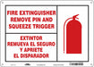 Safety Sign 10 in x 14 in Aluminum