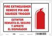 Safety Sign 7 in x 10 in Polyethylene