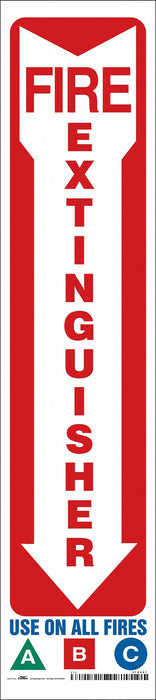 Safety Sign 18 in x 4 in Vinyl