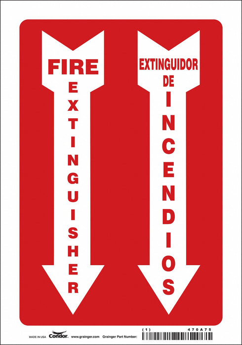 Safety Sign 10 in x 7 in Vinyl