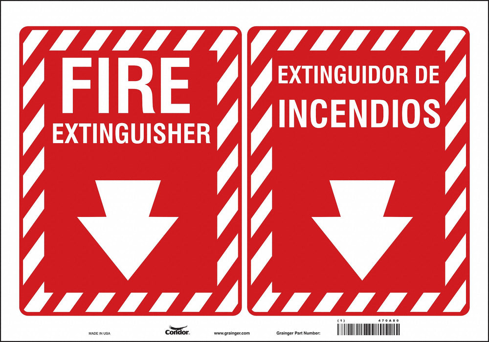 Safety Sign 14 in x 20 in Vinyl