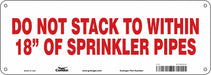 Safety Sign 5 in x 14 in Aluminum