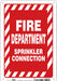 Safety Sign 10 in x 7 in Aluminum