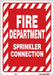 Safety Sign 14 in x 10 in Polyethylene