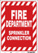 Safety Sign 14 in x 10 in Vinyl