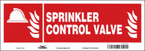 Safety Sign 5 in x 14 in Glow Vinyl