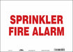Safety Sign 10 in x 14 in Vinyl