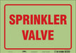 Safety Sign 7 in x 10 in Glow Vinyl