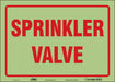 Safety Sign 10 in x 14 in Glow Vinyl