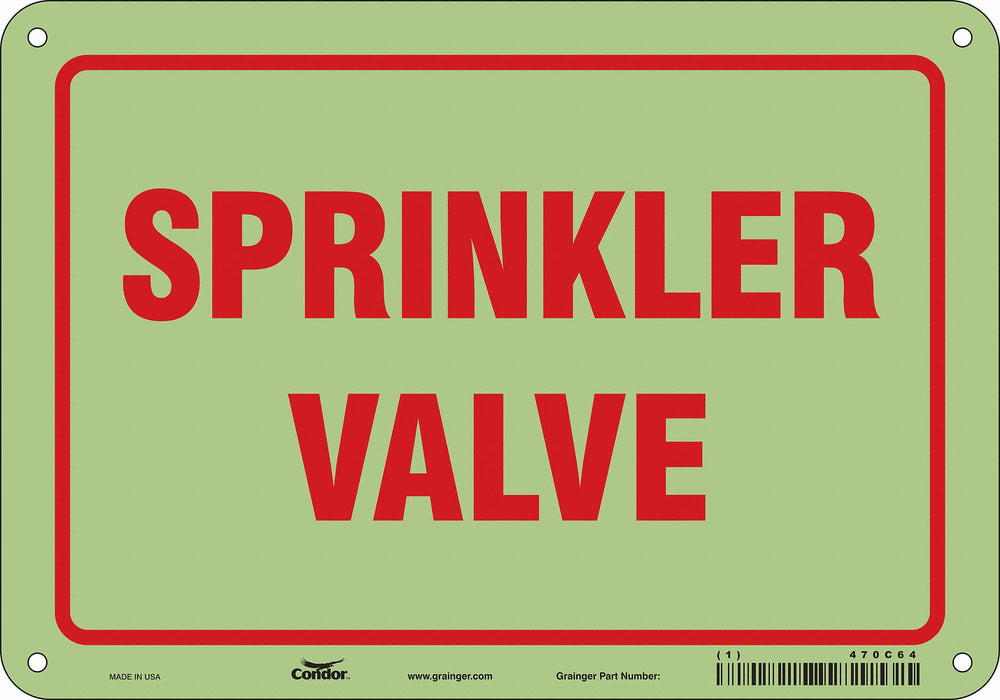 Safety Sign 7 in x 10 in Polyethylene