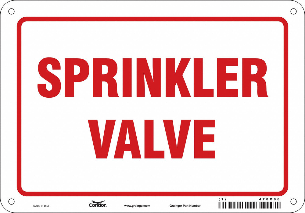 Safety Sign 7 in x 10 in Polyethylene
