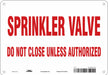 Safety Sign 7 in x 10 in Polyethylene