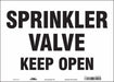 Safety Sign 10 in x 14 in Vinyl