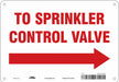 Safety Sign 7 in x 10 in Polyethylene