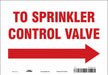 Safety Sign 7 in x 10 in Vinyl