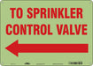Safety Sign 10 in x 14 in Polyethylene