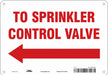 Safety Sign 7 in x 10 in Polyethylene