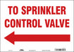 Safety Sign 10 in x 14 in Vinyl