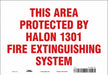 Safety Sign 7 in x 10 in Vinyl