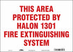 Safety Sign 10 in x 14 in Vinyl