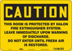 Safety Sign 10 in x 14 in Polyethylene