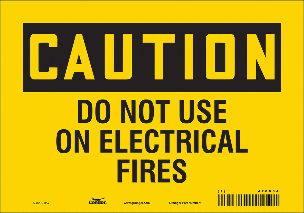Safety Sign 7 in x 10 in Vinyl