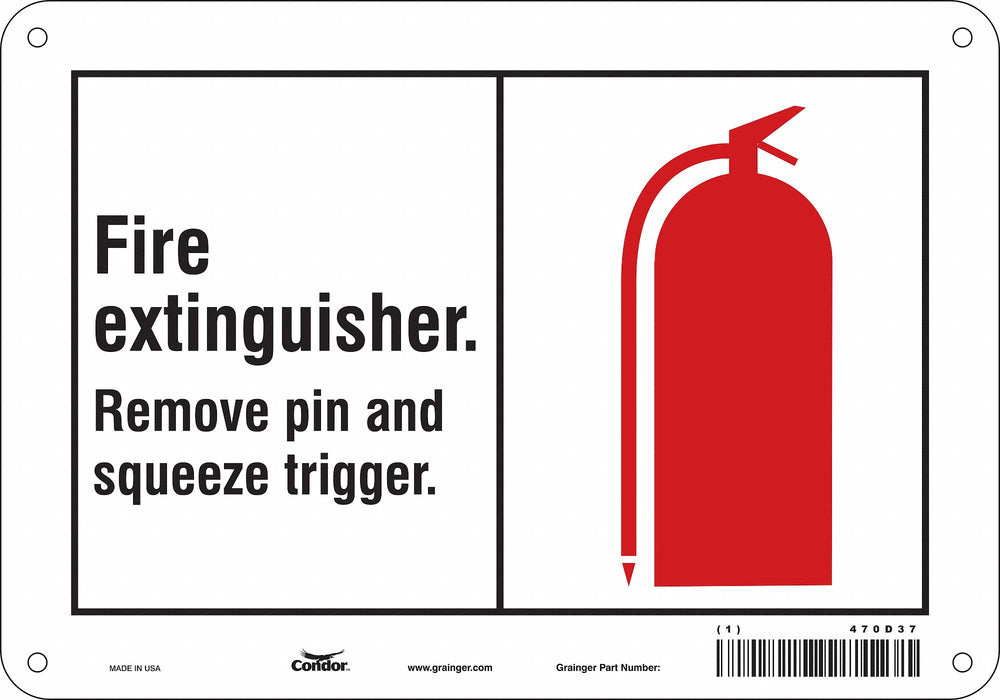 Safety Sign 7 in x 10 in Glow Vinyl