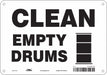 Safety Sign 7 in x 10 in Aluminum