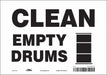 Safety Sign 7 inx10 in Vinyl