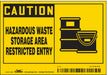 Safety Sign 3.5in x 5in Vinyl