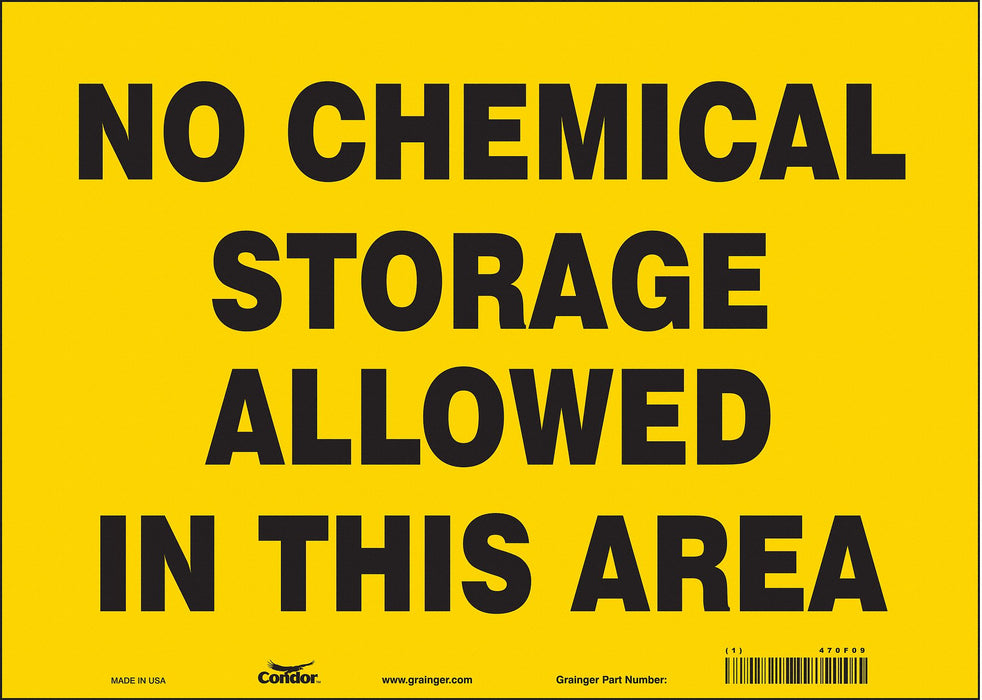 Safety Sign 10 in x 14 in Vinyl