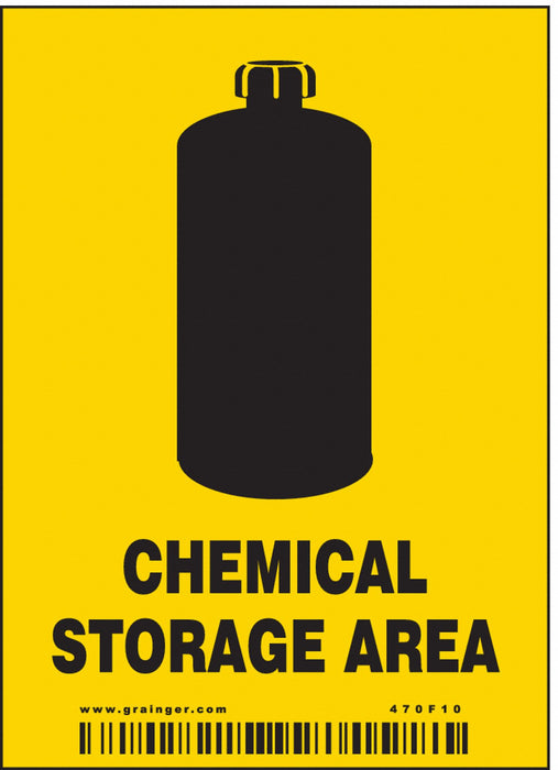 Safety Sign 4in x 2.875in Vinyl PK25