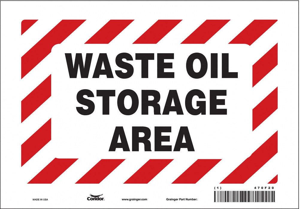 Safety Sign 7 inx10 in Vinyl
