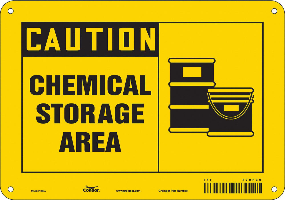 Safety Sign 7 in x 10 in Aluminum