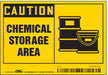 Safety Sign 3 1/2 inx5 in Vinyl
