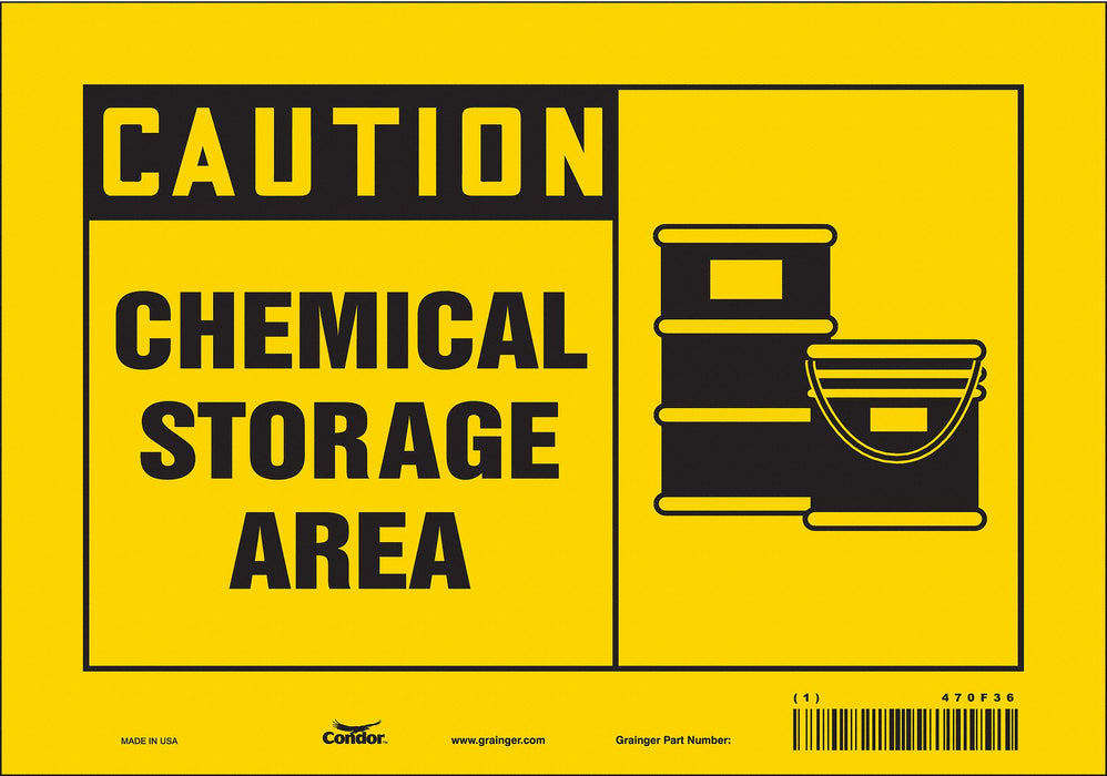 Safety Sign 7 inx10 in Vinyl