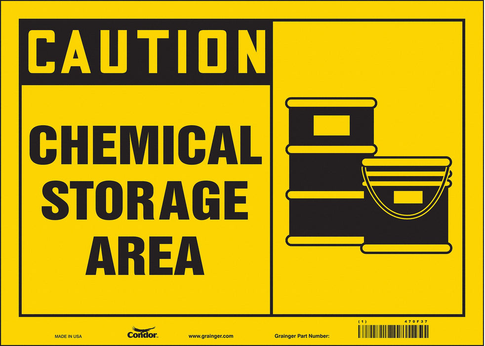 Safety Sign 10 in x 14 in Vinyl
