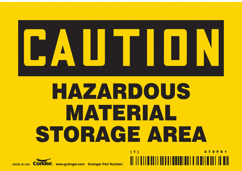 Safety Sign 3 1/2 inx5 in Vinyl