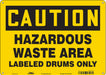 Safety Sign 10 inx14 in Aluminum