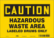 Safety Sign 7 inx10 in Vinyl