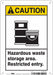 Safety Sign 10 in x 7 in Aluminum